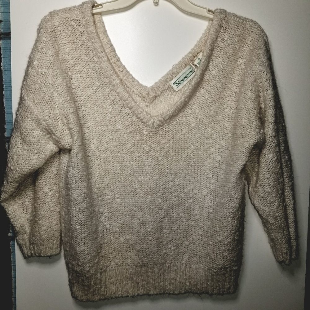 Vintage Shenanigans V Neck Sweater Size  Medium